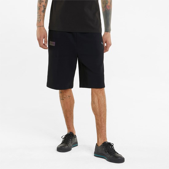 Black Puma Mercedes F1 Statement Men's Shorts | 2059AOEKT