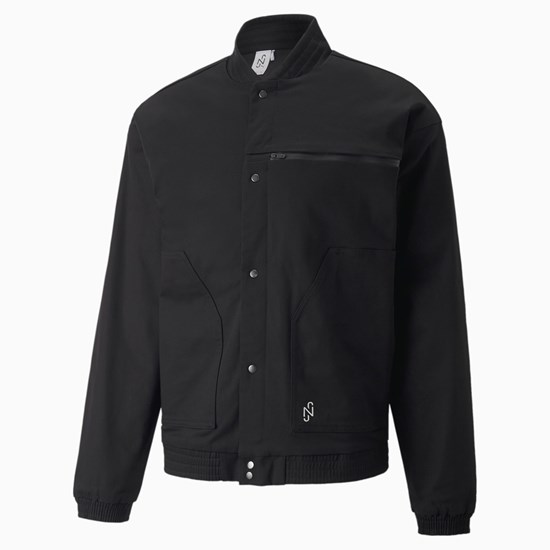 Black Puma Neymar Jr Men's Bomber | 2340JEDAC