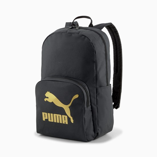 Black Puma Originals Urban Women's Backpack | 5072TRSLX