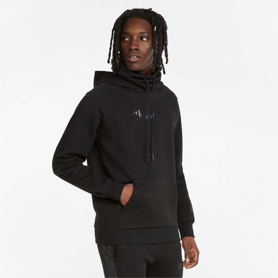 Black Puma PUMA x BATMAN Men's Hoodie | 7861IMGOR