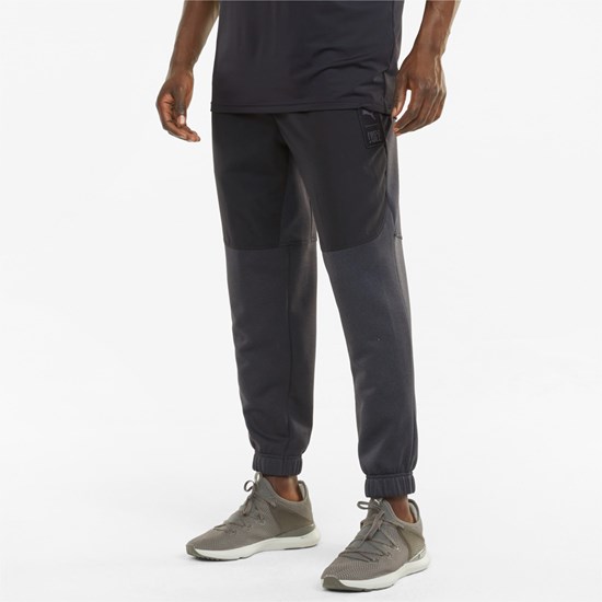 Black Puma PUMA x FIRST MILE FT Training Men's Pants | 5746EKXVO