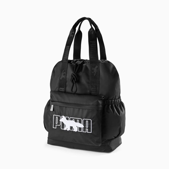 Black Puma PUMA x MAISON KITSUNE Women's Backpack | 3295ROBEQ