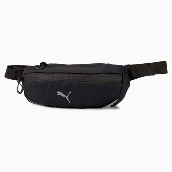 Black Puma Performance Running Classic Waist Men's Bag | 1048LHMSN