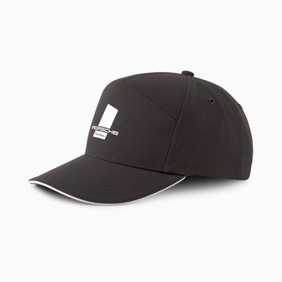 Black Puma Porsche Legacy Low Curve Men's Cap | 7349AOKUT