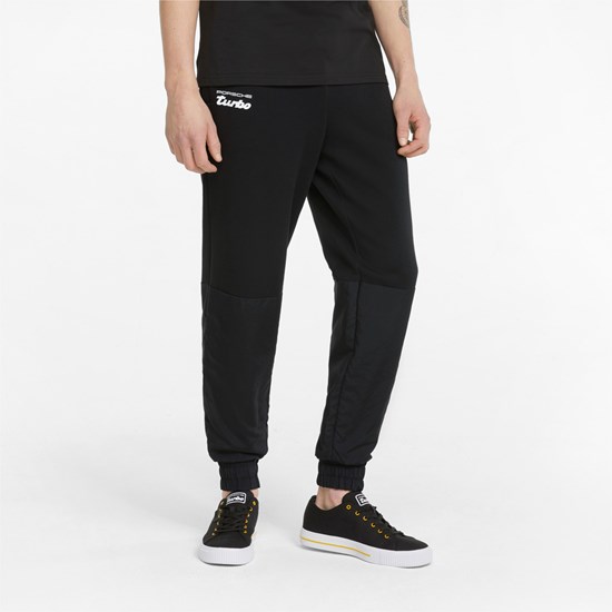 Black Puma Porsche Legacy Men's Sweatpants | 7596PBXNR