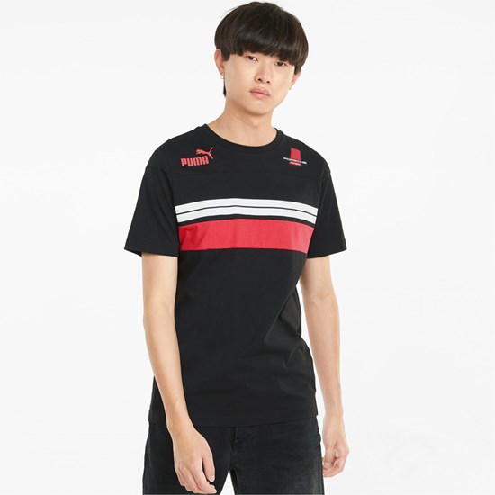 Black Puma Porsche Legacy SDS Men's Tee | 0835QPCAB