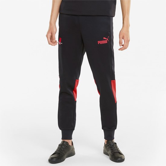 Black Puma Porsche Legacy SDS Track Men's Pants | 4267NCWJO