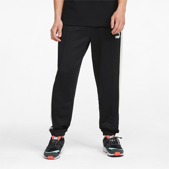 Black Puma The NeverWorn T7 Track Men's Pants | 2859KWOZF