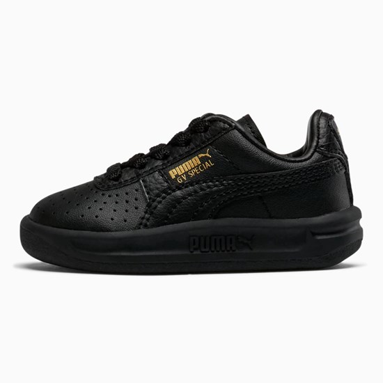 Black / Team Gold Puma GV Special Toddler Boys' Sneakers | 7936IAXHP