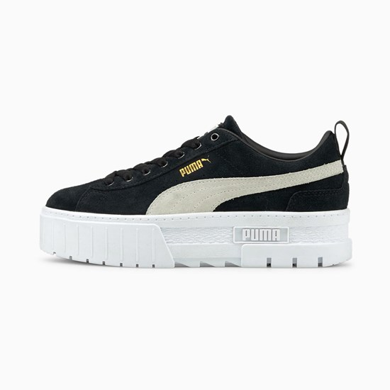 Black White Puma Mayze Women's Sneakers | 3051XMTQS