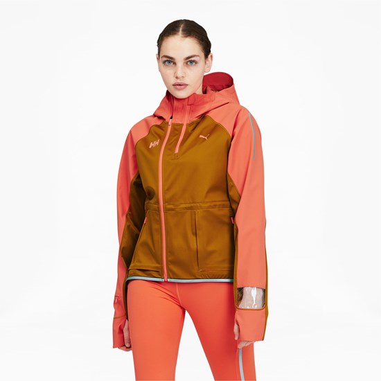 Cathay Spice / Hot Coral Puma PUMA x HELLY HANSEN Running Women's Jacket | 9342PKGXZ