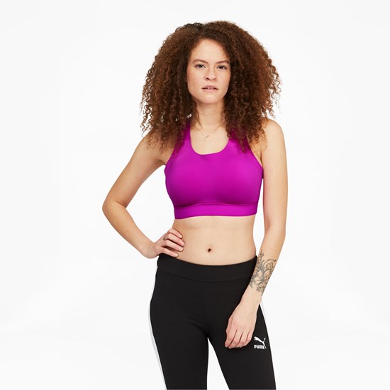 Deep Orchid Puma High-Impact Elite Training Women's Sports Bra | 8594CGKTS