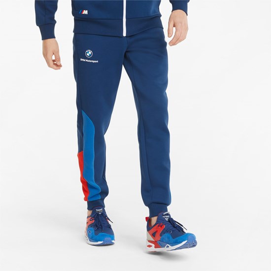 Estate Blue Puma BMW M Motorsport Men's Sweatpants | 1475DIJLZ