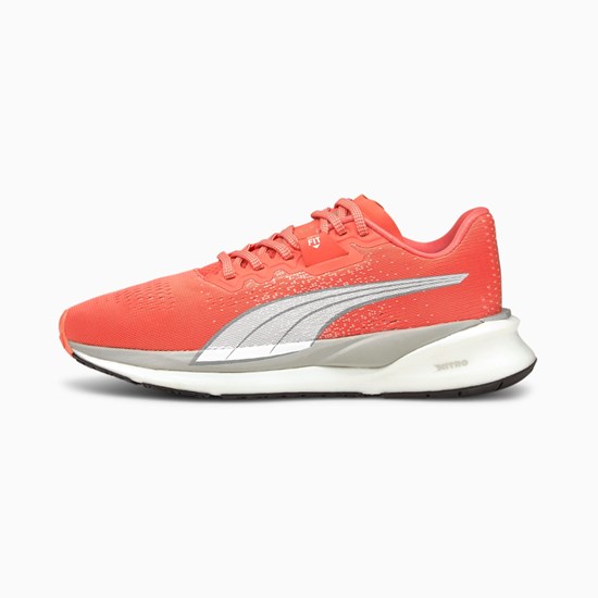 Georgia Peach Silver Puma Eternity NITRO Women's Running Shoes | 4236DYGMA