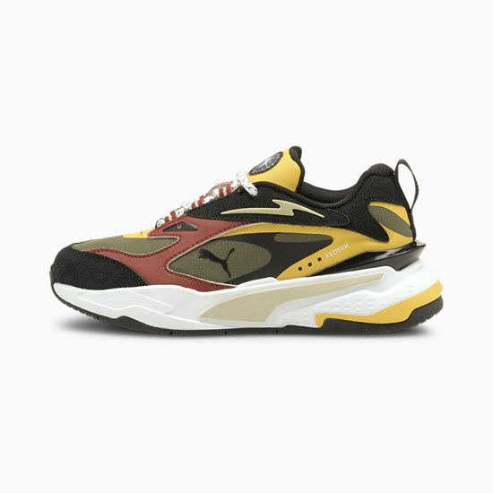 Grape Leaf / Mineral Yellow Puma Time4Change RS-Fast JR Boys' Sneakers | 3207FLWOU