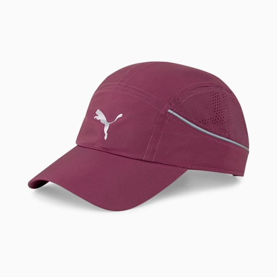 Grape Wine Puma Lightweight Running Men's Cap | 4378RLHTE