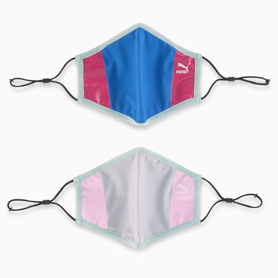 Gray Violet / Nebulas Blue / Cruise Rider Puma PUMA Face (Set of 2) Women's Mask | 8572QUPEG