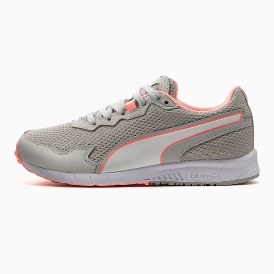 Gray Violet / White Puma Speed Monster JR Girls' Sneakers | 1725FNRJU