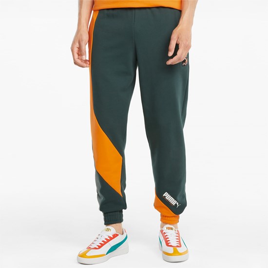 Green Gables Puma PUMA International Men's Pants | 5391XJQUN