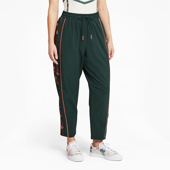 Green Gables Puma PUMA x LIBERTY Printed Track Women's Pants | 3194WOJDR