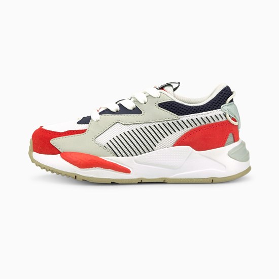 Grenadine / White Puma RS-Z College Little Boys' Sneakers | 2307GRLMS