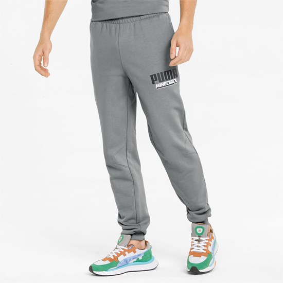 Griffin Puma PUMA x MINECRAFT Men's Sweatpants | 1348OFRLC