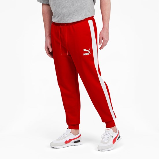 High Risk Red Puma Iconic T7 Track BT Men's Pants | 1705KSBAQ