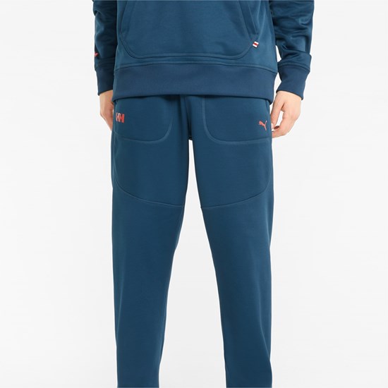 Intense Blue Puma PUMA x HELLY HANSEN Winter Men's Sweatpants | 9235LHERC