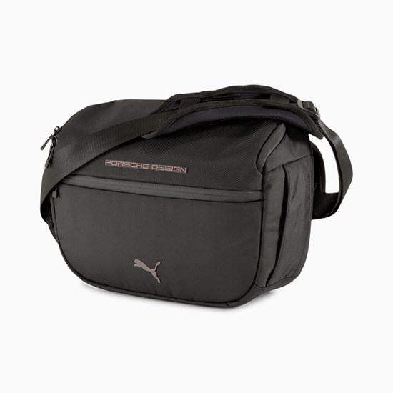 Jet Black Puma Porsche Design Utility Daily Men's Bag | 2645EXVUA