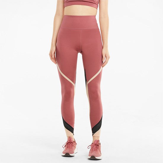 Mauvewood / Peach Parfait Puma EVERSCULPT Full-Length Q4 Training Women's Leggings | 2475WXODY