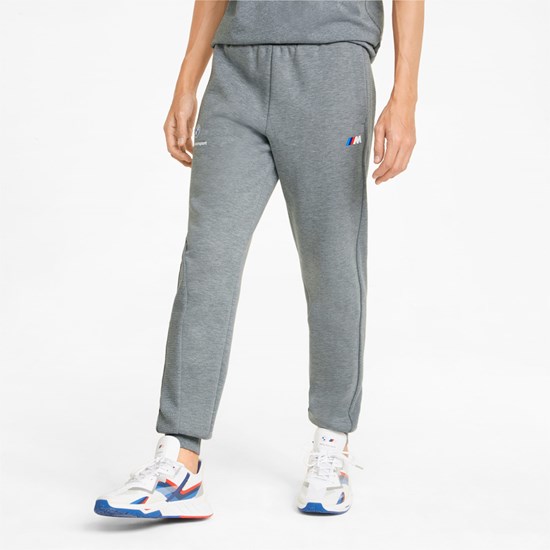 Medium Gray Heather Puma BMW M Motorsport Men's Sweatpants | 7541DSZIH