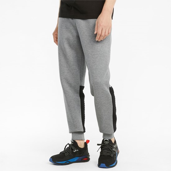 Medium Gray Heather Puma BMW M Motorsport Men's Sweatpants | 8759DUJZC