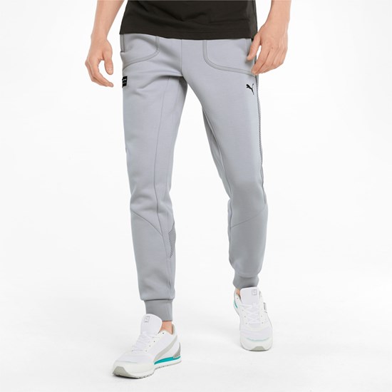 Mercedes Team Silver Puma Mercedes F1 Men's Sweatpants | 4825UYXDL