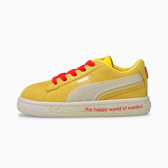 Mimosa / Whisper White Puma PUMA x HARIBO Suede Triplex Toddler Girls' Sneakers | 1520EVFDL