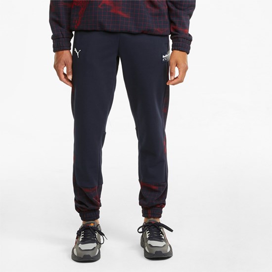 Night Sky Puma Red Bull Racing Printed Men's Sweatpants | 0936XRDKC