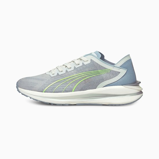 Nimbus Cloud / Blue Fog Puma Electrify Nitro Women's Running Shoes | 2038MJTZC