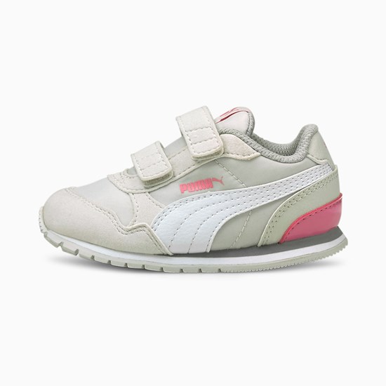 Nimbus Cloud / White / Sachet Pink Puma St Runner V2 V Toddler Girls' Sneakers | 3658NMVYE