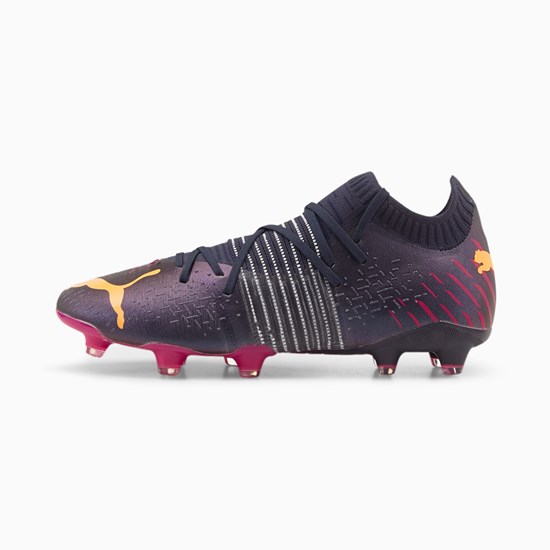 Parisian Night / Neon Citrus / Festival Fuchsia Puma Future Z 1.2 FG/AG Men's Soccer Cleats | 4891KOAFU