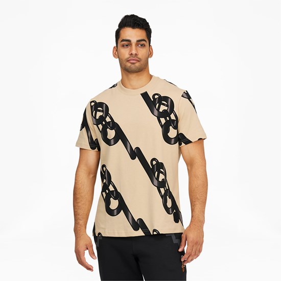 Pebble Puma PUMA x PRONOUNCE Graphic Men's Tee | 1386GYUZA