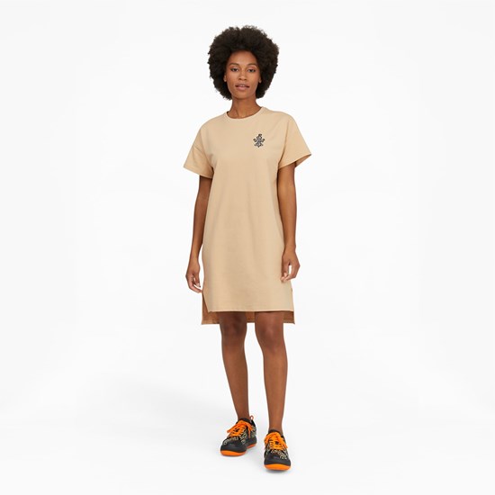 Pebble Puma PUMA x PRONOUNCE Women's Dress | 6840CVMOU