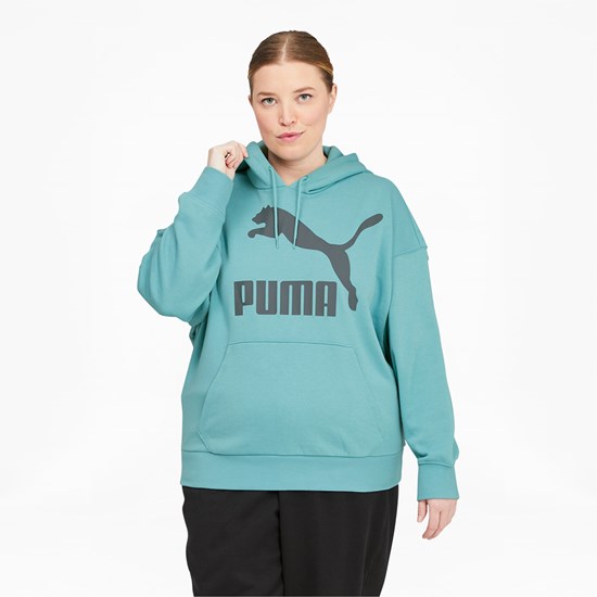 Porcelain Puma Classics Logo PL Women's Hoodie | 1790ZIACM