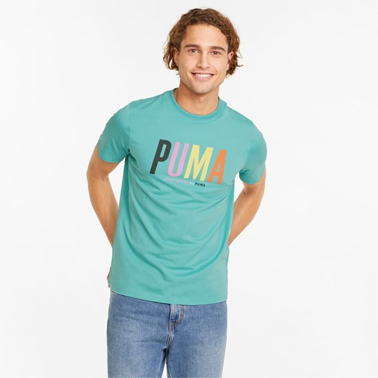 Porcelain Puma Sportswear by PUMA Graphic Men's Tee | 4092XOLWF