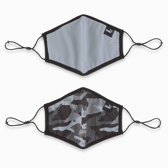 Quarry / Camo Puma PUMA Core Face Mask (Set of 2) Men's Mask | 0635NOKSV