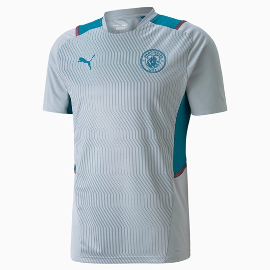 Quarry / Ocean Depths Puma Manchester City Training Men's Jersey | 3846JYPQC