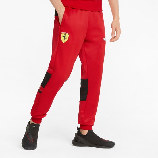 Rosso Corsa Puma Scuderia Ferrari Race SDS Track Men's Pants | 3850LDKZH