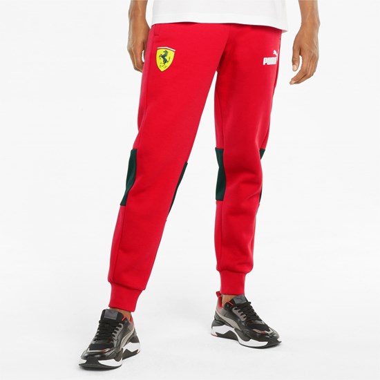 Rosso Corsa Puma Scuderia Ferrari Race SDS Men's Sweatpants | 6259IAZYM