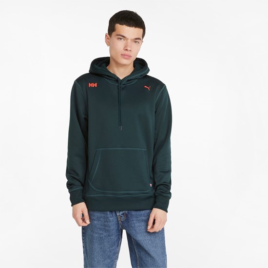 Scarab Puma PUMA x HELLY HANSEN Winter Men's Hoodie | 8794ZSBQN