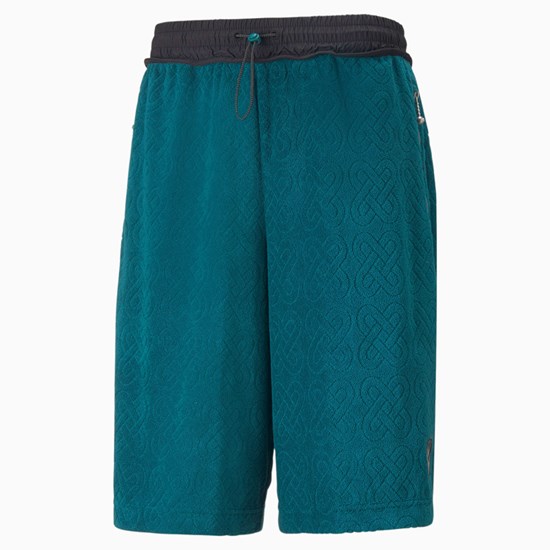 Shaded Spruce Puma PUMA x PRONOUNCE T LG Men's Shorts | 4510ULOQH