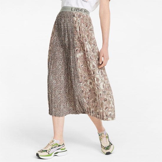 Sun Kiss / AOP Puma PUMA x LIBERTY Printed Pleated Women's Skirt | 0263HXDKZ