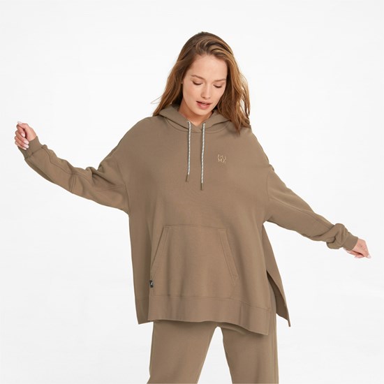 Tiger's Eye Puma Infuse Women's Hoodie | 6207TYMKI